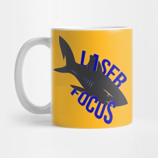 Laser Focus Shark Mug